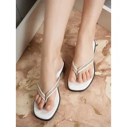 DressBerry Women Embellished Party T-Strap Flats-picture-16