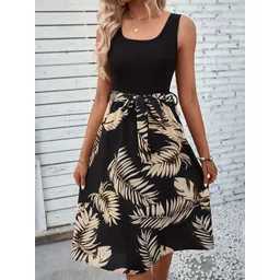 DressBerry Women Floral Printed A-Line Dress-picture-32