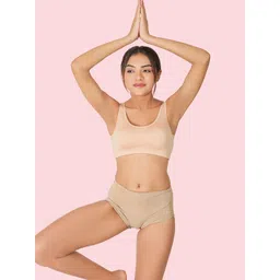 DressBerry Women Full Coverage Bra D-FEATHER-SPORT-1-BGE-picture-12