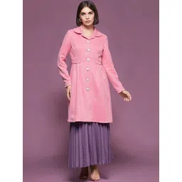 DressBerry Women Geometric Longline Tailored Jacket-picture-20