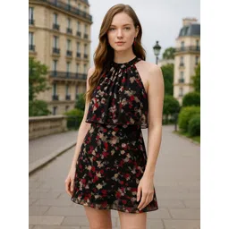 DressBerry Women Georgette Fit & Flare Dresses-picture-34