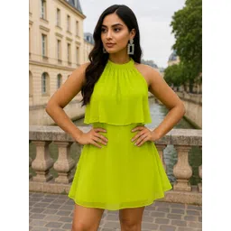 DressBerry Women Georgette Fit & Flare Dresses-picture-26