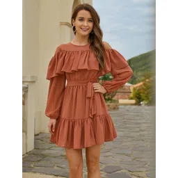 DressBerry Women Georgette Fit & Flare Dresses image 1