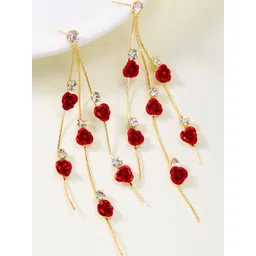 DressBerry Women Gold Earrings-picture-27