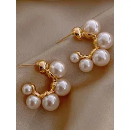 DressBerry Women Gold Earrings-picture-20