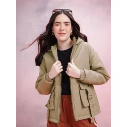 DressBerry Women Hooded Padded Jacket-picture-21