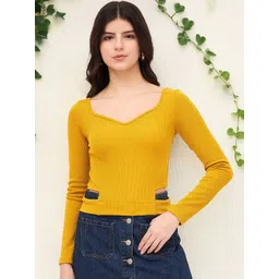 DressBerry Women Long Sleeves Ribbed Top-picture-28