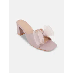 DressBerry Women Open Toe Block Sandals with Bows-picture-24