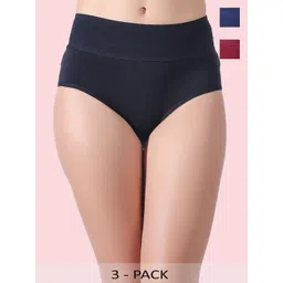 DressBerry Women Pack Of 3 Cotton Hipster-picture-11