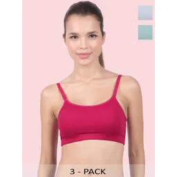 DressBerry Women Pack of 3 Solid All Day Comfort Bra-picture-29