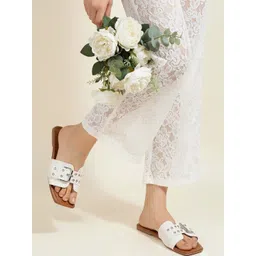 DressBerry Women Party Open Toe Flats with Bows-picture-31