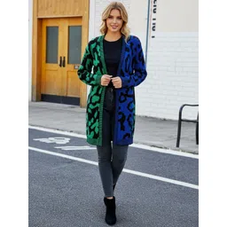 DressBerry Women Printed Longline Cardigan-picture-17