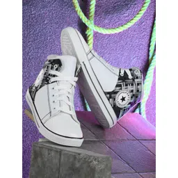 DressBerry Women Round Toe Lace-Up Sneakers-picture-17