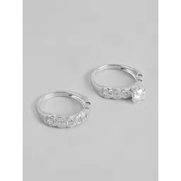DressBerry Women Set of 2 Stone-Studded Finger Ring-picture-12