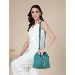 DressBerry Women Solid Bucket Sling Bag-picture-36