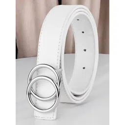 DressBerry Women Solid Push Pin Closure Belt-picture-34