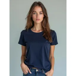DressBerry Women Solid Round Neck T-shirt-picture-33