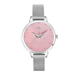 DressBerry Women Stainless Steel Bracelet Style Straps Analogue Watch DB-010-Pink-picture-21