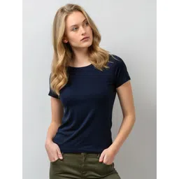 DressBerry Women Striped Bio Finish Pockets Slim Fit T-shirt-picture-31