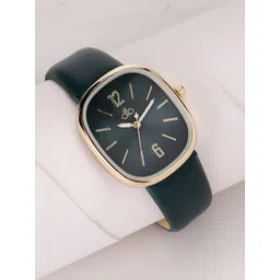 DressBerry Women Teal Green Striped Dial & Solid Straps Analogue Watch MFB-PN-SNT-C28-picture-19