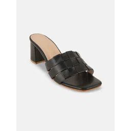 DressBerry Women Textured Party Block Sandals-picture-26