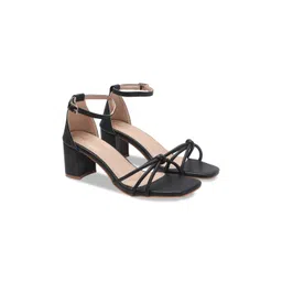 DressBerry Women Textured Party Block Sandals-picture-35