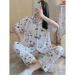 DressBerry Women White Polyester Co-Ords-picture-34