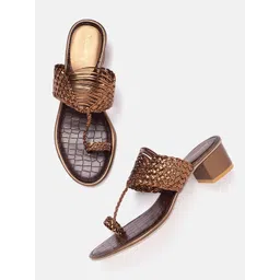 DressBerry Woven Design Block Heels-picture-29
