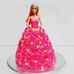 Dressup Barbie Cream Cake (2 Kg)-picture-17
