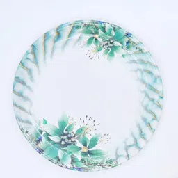 drizling Floral Design 11 Inch Melamine Dinner Plate image 2