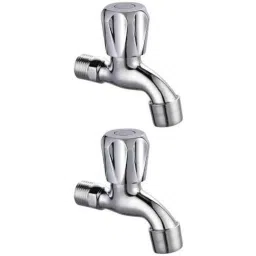 Drizzle ContiMini 2 Pcs Brass Chrome Finish Silver Bib Cock Set with Foam Flow, BIBCONTIMINI2-picture-25
