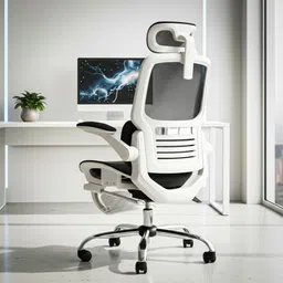 drogo Ergonomic Office Chair for Work from Home with Breathable Mesh, 2D Headrest Mesh Office Executive Chair-picture-22