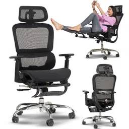 drogo Ergonomic Office Chair/Computer Chair 3D Armrest, 2D Headrest & Lumbar Support Mesh Office Executive Chair-picture-10