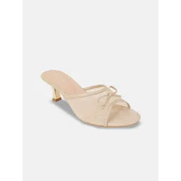 DROP BOLD Women Embellished Slim Heeled Peep Toes with Bows-picture-22