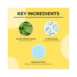 dr.sheth's Centella & Niacinamide Oil & Acne Control Sunscreen SPF 50 PA+++ image 3