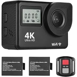 Drumstone (𝐒𝐩𝐞𝐜𝐢𝐚𝐥 𝟏𝟓 𝐘𝐞𝐚𝐫𝐬 𝐖𝐚𝐫𝐫𝐚𝐧𝐭𝐲 4K WiFi Action Camera Ultra HD, 100Ft Waterproof Sports Camera with 2" LCD, 16MP, 170° Wide Angle Lens, Time-Lapse, Loop Recording,-picture-34