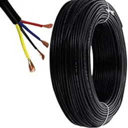 Drumstone (𝟏𝟓 𝐘𝐞𝐚𝐫𝐬 𝐖𝐚𝐫𝐫𝐚𝐧𝐭𝐲) 5 Mtr 4-Core Electric Wire for Home & Domestic Industrial Wiring – Reliable & Durable Electrical Cable for Various Applications-image-34
