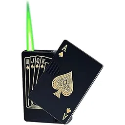 DRUMSTONE (𝟭𝟴 𝗬𝗘𝗔𝗥 𝗪𝗔𝗥𝗥𝗔𝗡𝗧𝗬) Ace of Spades Stylish Butane Lighter – Windproof, Refillable, Adjustable Flame, and Waterproof FlashCard Lighter-image-43