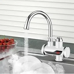 Drumstone 𝟏𝟓 𝐘𝐄𝐀𝐑𝐒 𝐖𝐀𝐑𝐑𝐀𝐍𝐓𝐘 Instant Hot Water Tap with Rapid Heating, Perfect for Kitchens and Bathrooms with 360-degree Flexible Sprayer and Real-Time Temperature Display-picture-26