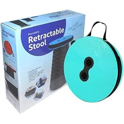 Drumstone Telescopic Stool Portable - Lightweight Foldable Stool | Max Load 397 lb | Adjustable Height Collapsible Stool for Adults | Camping, Fishing for Outdoor Enthusiasts-image-15