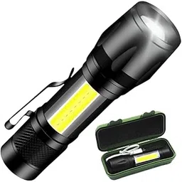 Drumstone (𝐒𝐩𝐞𝐜𝐢𝐚𝐥 𝟏𝟓 𝐘𝐞𝐚𝐫𝐬 𝐖𝐚𝐫𝐫𝐚𝐧𝐭𝐲 Waterproof Mini LED Flashlight – USB Rechargeable Torch with 4 Light Modes, Zoom Function, 6-Hour Runtime, Keychain Clip & Carry Case-image-31