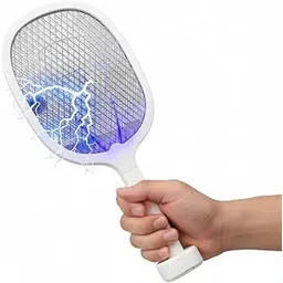 Drumstone (𝐒𝐩𝐞𝐜𝐢𝐚𝐥 𝟏𝟓 𝐘𝐞𝐚𝐫𝐬 𝐖𝐚𝐫𝐫𝐚𝐧𝐭𝐲) Electric Mosquito Racket Rechargeable Insect Zapper Bat with Triple Layer Safety Mesh, Chemical Free Bug Killer for Indoor Home Use-image-8