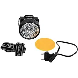 Drumstone (𝐋𝐢𝐦𝐢𝐭𝐞𝐝 𝐓𝐨𝐝𝐚𝐲 Rechargeable LED Head Flashlight – Super Bright Torch with Focused Beam, Long-Lasting Battery for Camping, Hiking & Emergency Use 𝟏𝟓 𝐘𝐞𝐚𝐫𝐬 𝐖𝐚𝐫𝐫𝐚𝐧𝐭𝐲-image-2