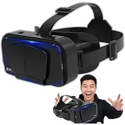 Drumstone 𝐒𝐏𝐄𝐂𝐈𝐀𝐋 𝟏𝟓 Year 𝐆𝐔𝐀𝐑𝐀𝐍𝐓𝐄 Virtual Reality VR Headset 3D Glasses - Compatible with 4.7-7 Inch Devices, Featuring Stereo Headphones, Compatible with All Phones 𝐁𝐋𝐀𝐂𝐊-picture-24