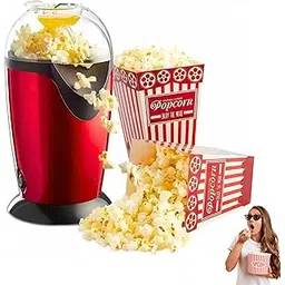 Drumstone (𝟏𝟎+𝟐 Years Warranty) Electric Popcorn Maker 1200W Hot Air Popper Oil-Free Healthy Popcorn Machine for Kids & Adults Fast & Easy One-Touch Operation Perfect for Movie Parties & Snacks-picture-32
