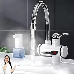 Drumstone(Winter Special 𝟏𝟎+𝟐 Year Warranty) Instant Electric Water Heater Tap Fast Heating LED Hot Water Geyser for Kitchen Bathroom Office & Restaurant Energy-Efficient Instant Hot Water Anytime-image-8
