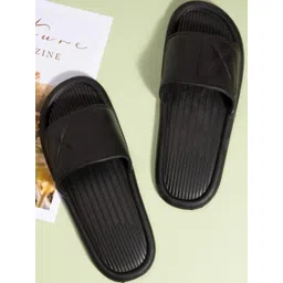 DRUNKEN Men Black Flip Flops-picture-25