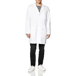 dry deal Premium Half Sleeve LAB Coat Full White Premium Lab Coat -with Two Pockets-picture-13