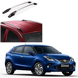 DS ENTERPRISE Drill Free Roof Rails for Toyota Glanza All Models - Silver Color (Pack of 2)-picture-21