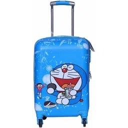 d's paradise Small Cabin Suitcase (43 inch) 4 Wheels - Kid's Hard Case Polycarbonate Cartoon Print Blue Doraemon 16 INCHES/Luggage/Travel Suitcase for Kids, Trolley Bag for Kids Boys and Girls - Blue-picture-13